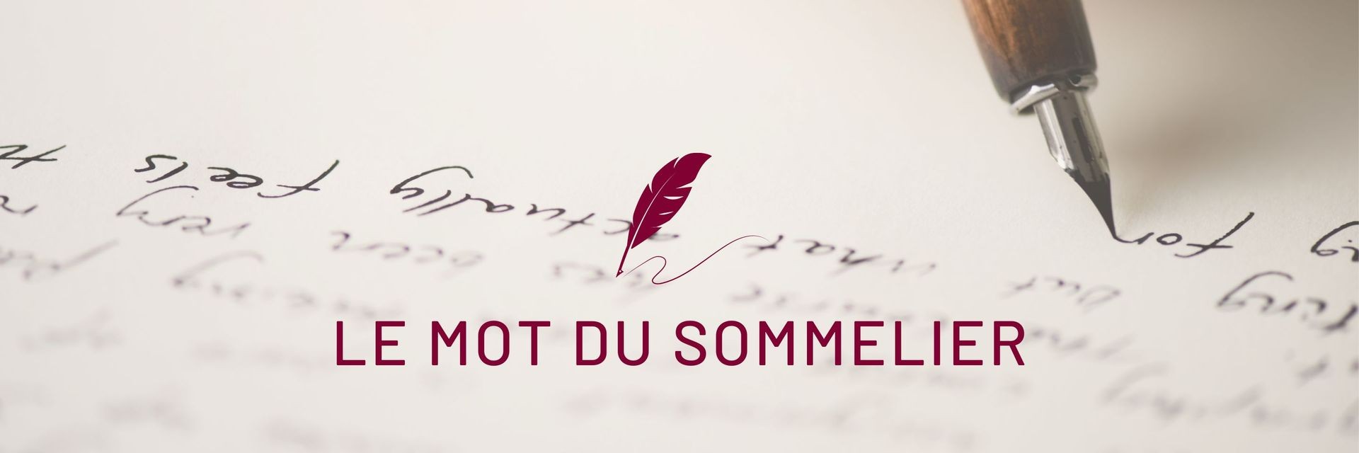 Le Mot du Sommelier